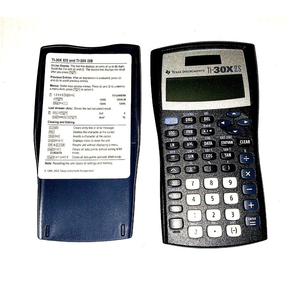 Texas Instruments TI-30X IIS Fundamental Scientific 2-line Display Calculator - Picture 1 of 2